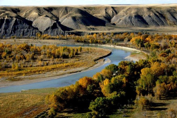 Marias River in fall | City of Shelby, Montana